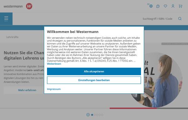 Vorschau von www.westermann.de, Westermann Schulbuchverlag