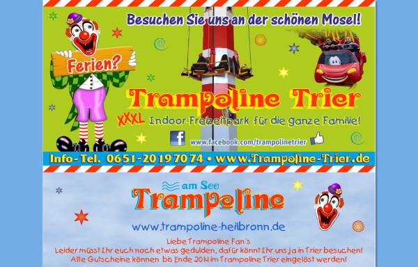 Vorschau von www.trampoline-heilbronn.de, Trampoline am See