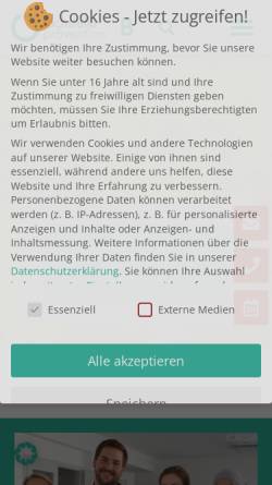 Vorschau der mobilen Webseite www.fachstelle-praevention.de, Fachstelle für Suchtprävention und Prävention