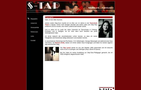 Vorschau von www.s-tap.de, S-Tap Stuttgart Tapdance