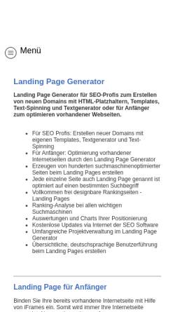 Vorschau der mobilen Webseite www.rankware.de, RankWare