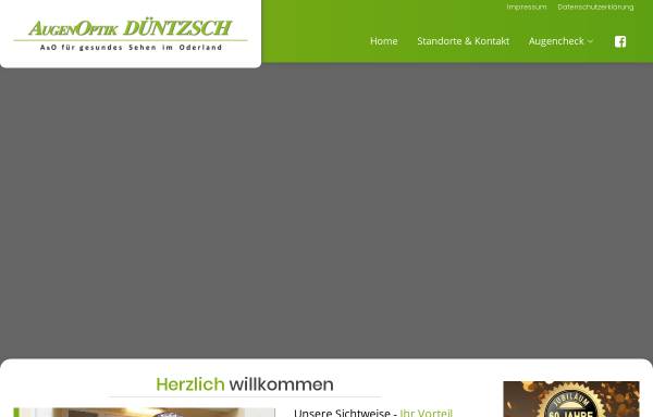Vorschau von www.augenoptik-duentzsch.de, Augenoptik Düntzsch