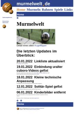 Vorschau der mobilen Webseite murmelwelt.de, Murmelwelt