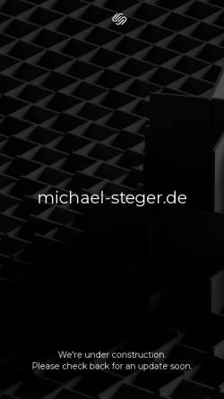 Vorschau der mobilen Webseite www.michael-steger.de, Michael Steger