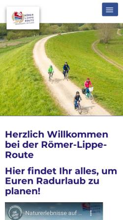 Vorschau der mobilen Webseite www.roemerroute.de, Römerroute