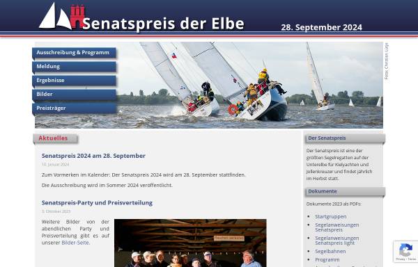 Vorschau von www.senatspreis.de, Senatspreis der Unterelbe - BSC - ASV - Hamburg