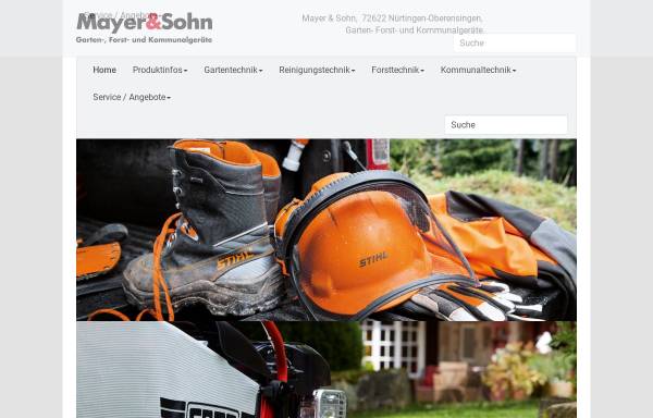 Vorschau von mayer-motorgeraete.de, G. Mayer und Sohn GmbH