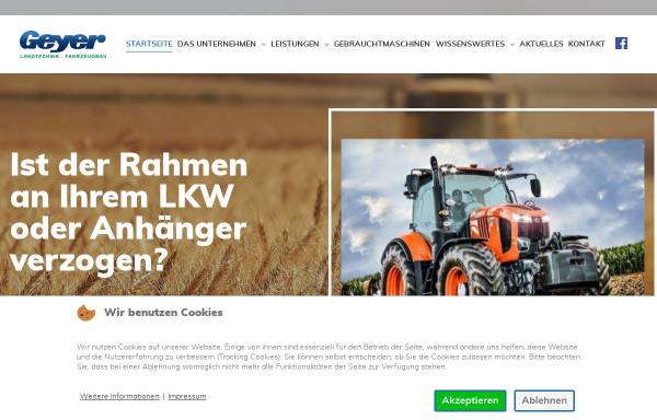 Vorschau von www.geyer-landtechnik.de, Geyer-Landtechnik und Fahrzeugbau