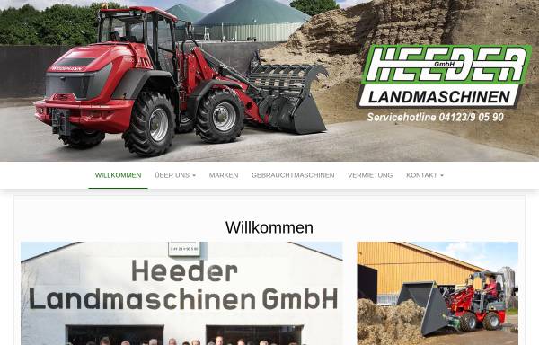 Vorschau von www.radlader.de, Heeder Landmaschinen GmbH