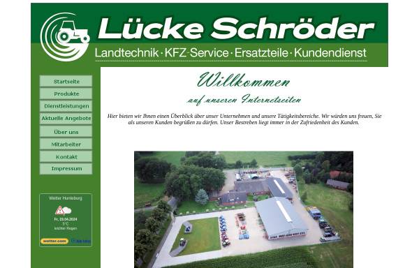 Vorschau von www.luecke-schroeder.de, Lücke-Schröder Landtechnik