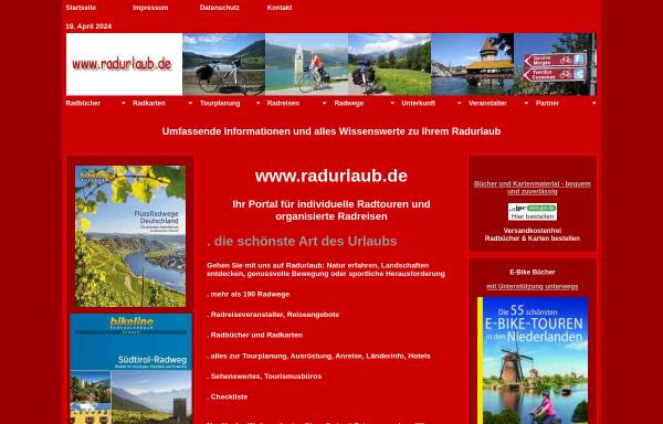 Vorschau von www.radurlaub.de, Radurlaub