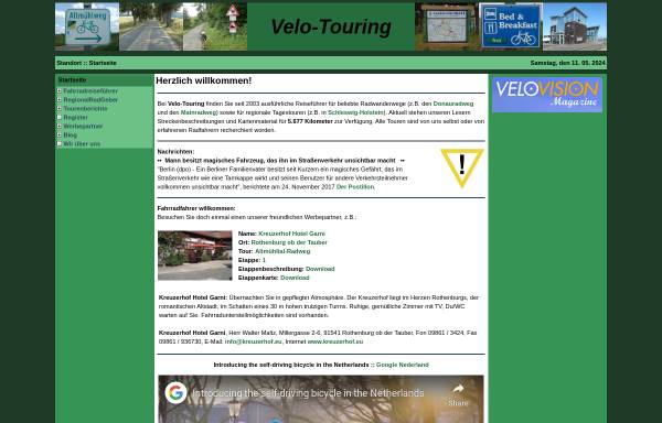 Vorschau von www.velo-touring.de, Velo-Touring