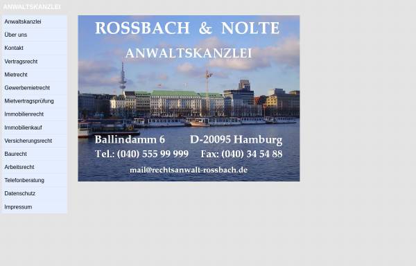 Vorschau von www.rechtsanwalt-rossbach.de, Anwaltskanzlei Rossbach & Nolte