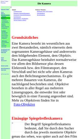 Vorschau der mobilen Webseite www.fotolaborinfo.de, Die Fotokamera