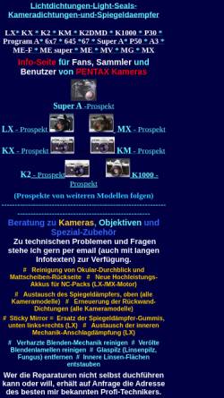 Vorschau der mobilen Webseite www.pentax-mx-fans.de, Pentax-K-Freunde