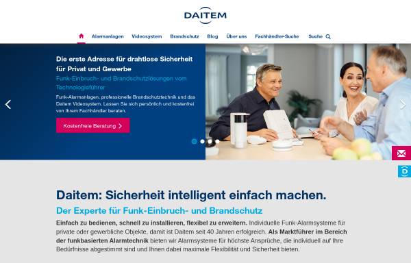Vorschau von www.daitem.de, Atral-Secal GmbH