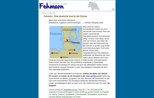 Vorschau von www.tetti.de, Reisebericht Fehmarn