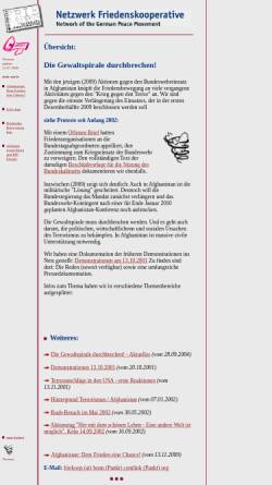 Vorschau der mobilen Webseite www.friedenskooperative.de, Terrorismus und seine Bekämpfung