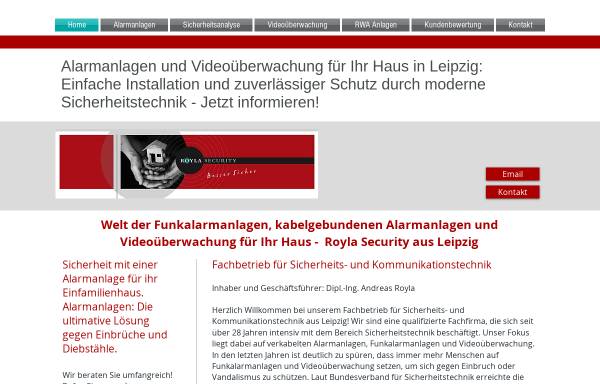 Vorschau von www.royla-security.de, Dipl.-Ing. Andreas Royla