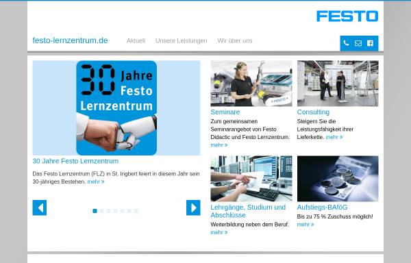 Vorschau von www.festo-lernzentrum.de, FLZ Festo Lernzentrum GmbH Rohrbach