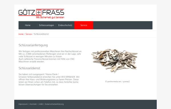 Vorschau von www.goetz-frass.de, Götz + Frass GmbH & Co.KG