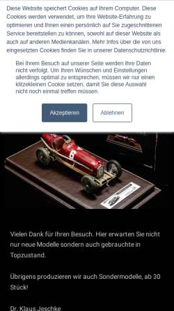 Vorschau der mobilen Webseite www.drjeschke.de, H. Janssen GmbH & Co. KG