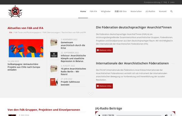 Vorschau von fda-ifa.org, Anarchistische Federation Deutschland