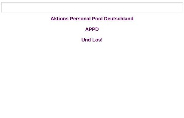 Vorschau von www.appd.de, APPD