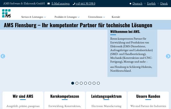 Vorschau von amsde.com, AMS Software & Elektronik GmbH