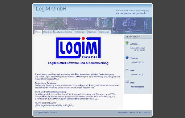 Vorschau von www.logim.eu, Logim GmbH