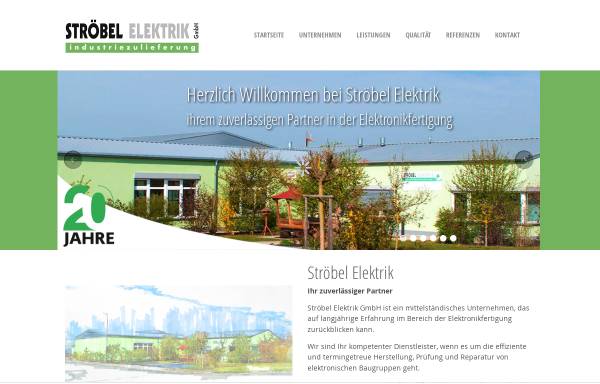 Vorschau von www.stroebel-elektrik.de, Ströbel-Elektrik GmbH Industriezulieferung