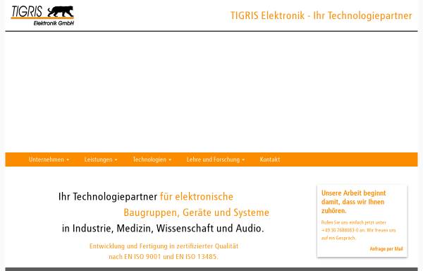 Vorschau von www.tigris.eu, TIGRIS Elektronik GmbH