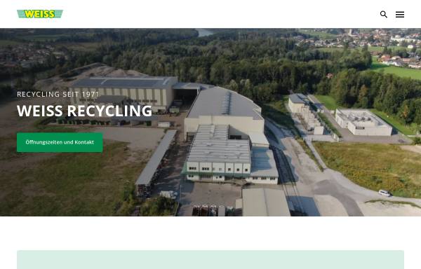 Vorschau von www.weiss-recycling.at, Weiss Schrott- u. Metallhandel, Autoverwertungs-GmbH