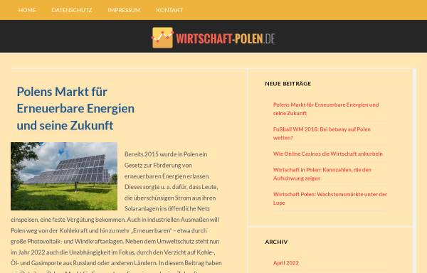 Vorschau von www.wirtschaft-polen.de, Wirtschaftsstandort Polen