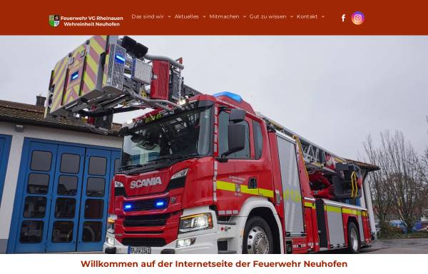 Vorschau von www.feuerwehr-neuhofen.de, Freiwillige Feuerwehr Neuhofen