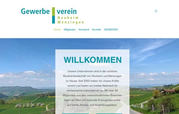 Vorschau von www.gewerbe-verein.ch, Gewerbeverein Neuheim Menzingen