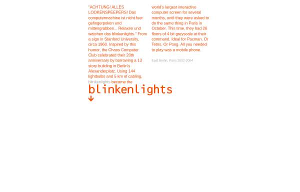 Blinkenlights-Fotos