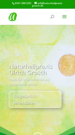 Vorschau der mobilen Webseite www.naturheilpraxis-grosch.de, Naturheilpraxis Ulrich Grosch