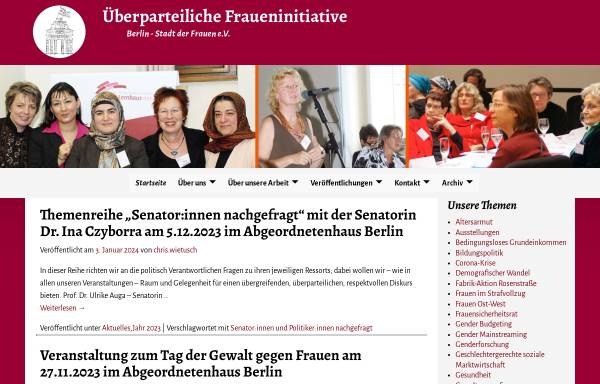 Überparteilichen Fraueninitiative Berlin