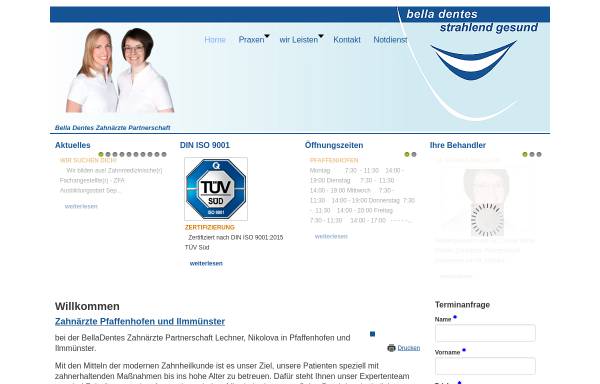 Vorschau von www.praxis-lechner.de, Dr. Dr. Sigrid Lechner