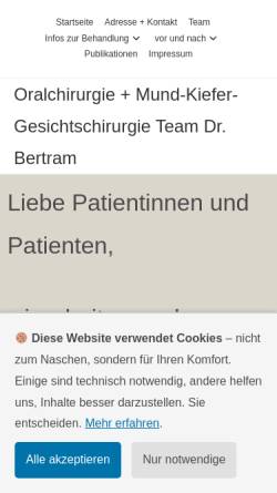 Dr. med. univ. Dr. med. dent. Stefan Bertram