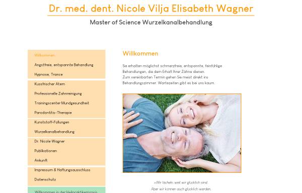Vorschau von www.zahngesundheit-praxis.de, Dr. Nicole V. Wagner