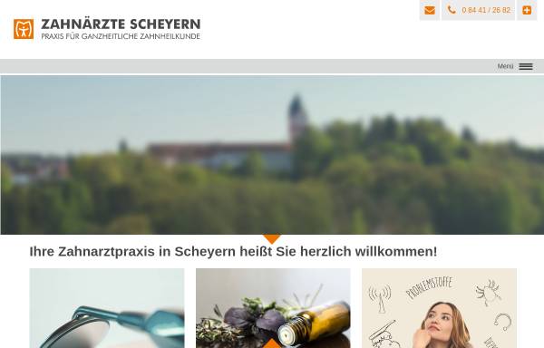 Vorschau von www.zahnaerzte-scheyern.de, Dr. Schwab Dr. Kleinschmidt Dr. Fiedler Zahnärzte