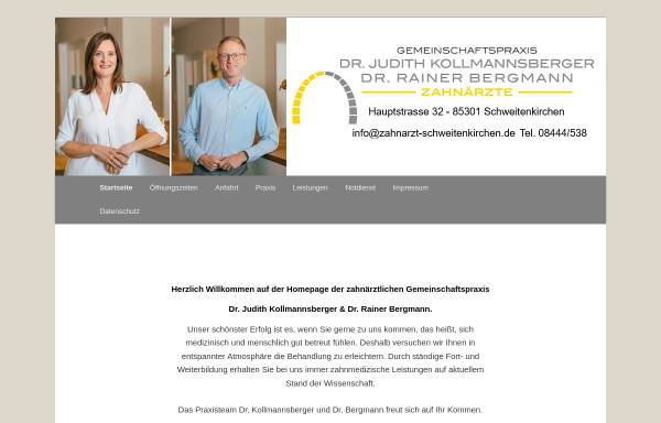 Vorschau von www.zahnarzt-schweitenkirchen.de, Zahnarztpraxis Dr. Kollmannsberger und Dr. Bergmann