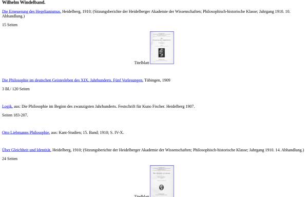 Vorschau von www.philosophiebuch.de, Textarchiv