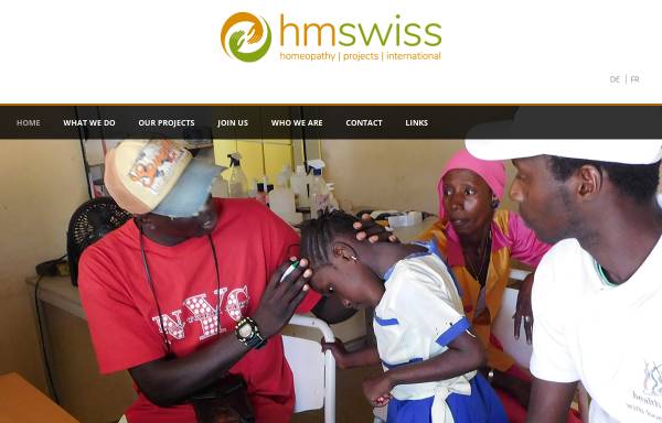 Vorschau von www.hmsuisse.ch, Homéopathes autour du monde Suisse