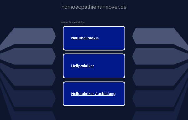 Homöopathie Region Hannover