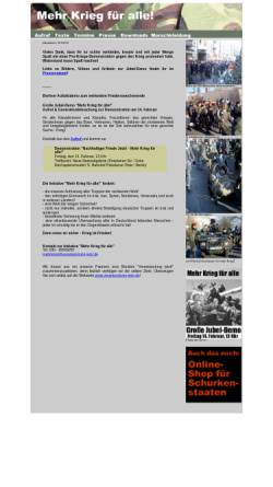 Vorschau der mobilen Webseite www.verantwortung-jetzt.de, Mehr Krieg für alle