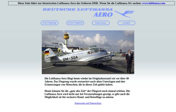 Vorschau von www.lufthansa-aero.de, Lufthansa Aero