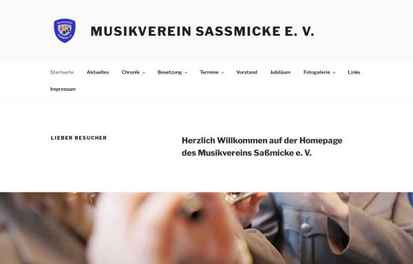 Vorschau von www.mv-sassmicke.de, Musikverein Saßmicke